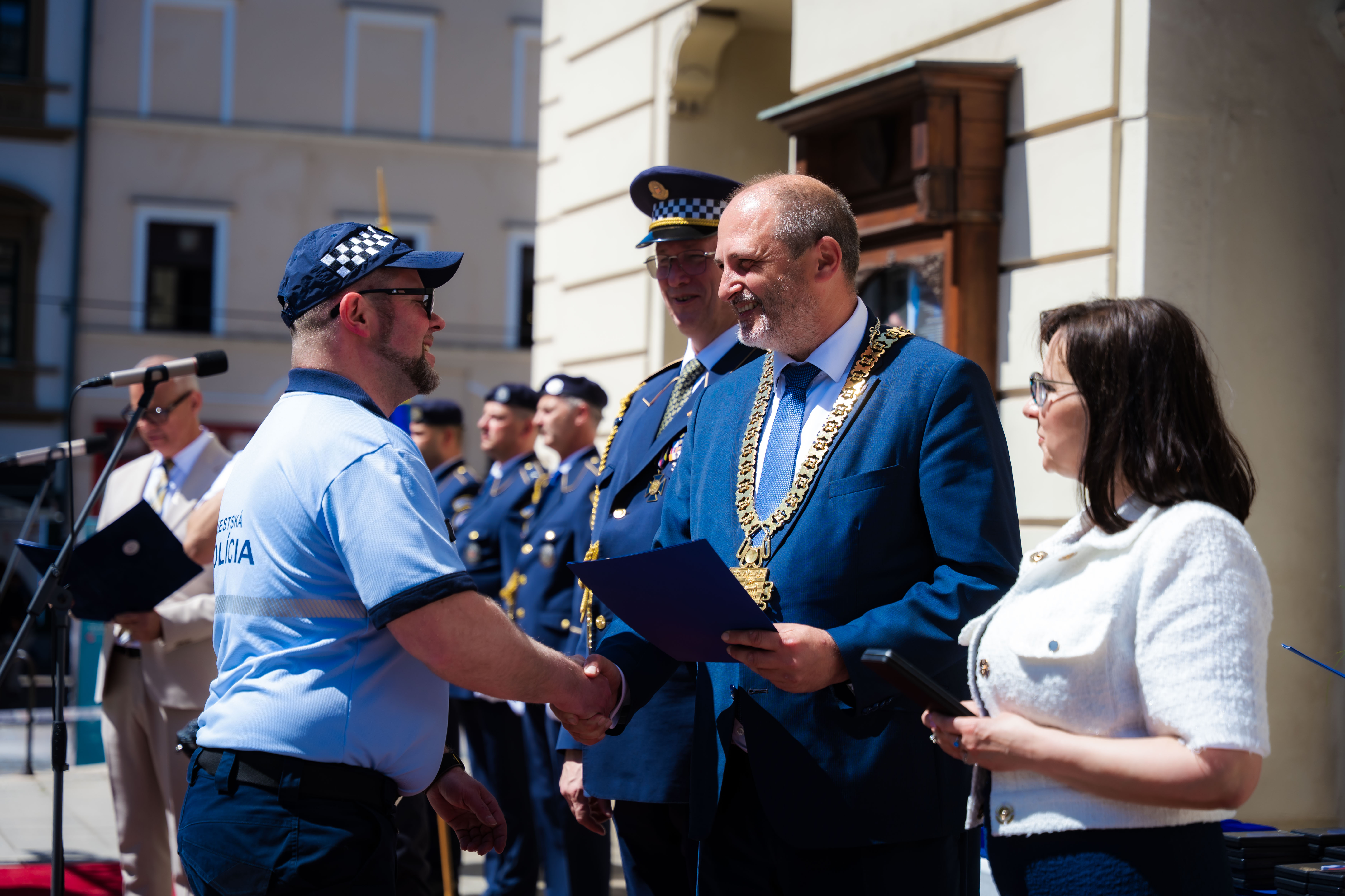 Slavnostne ocenovanie prislusnikov Mestskej policie mesta Kosice -1-34